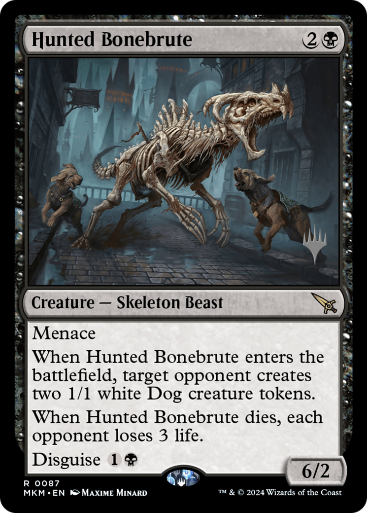 Hunted Bonebrute (PPMKM-87P) [Murders at Karlov Manor Promos] Foil