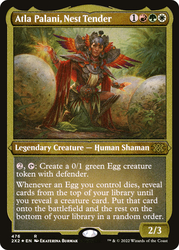 Atla Palani, Nest Tender (2X2-476) [Double Masters 2022] Etched Foil