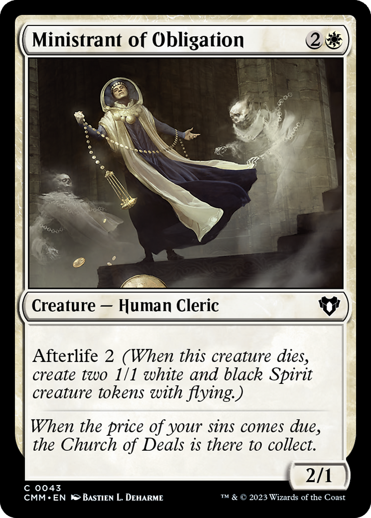 Ministrant of Obligation (CMM-043) [Commander Masters]