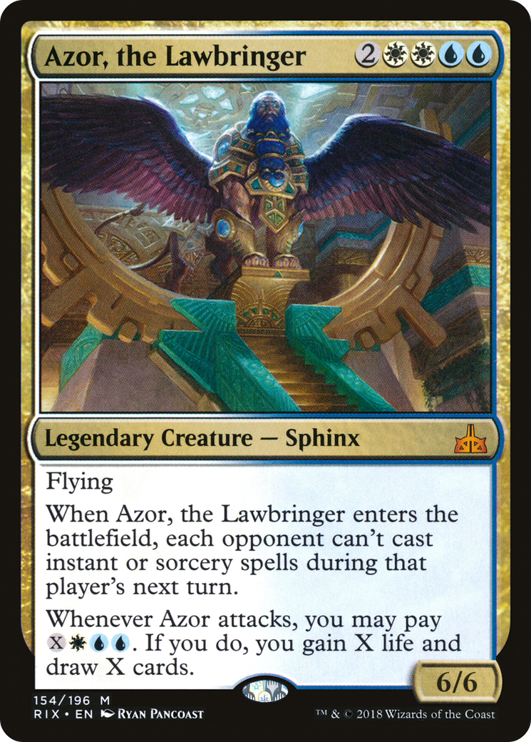 Azor, the Lawbringer (RIX-154) [Rivals of Ixalan] Foil