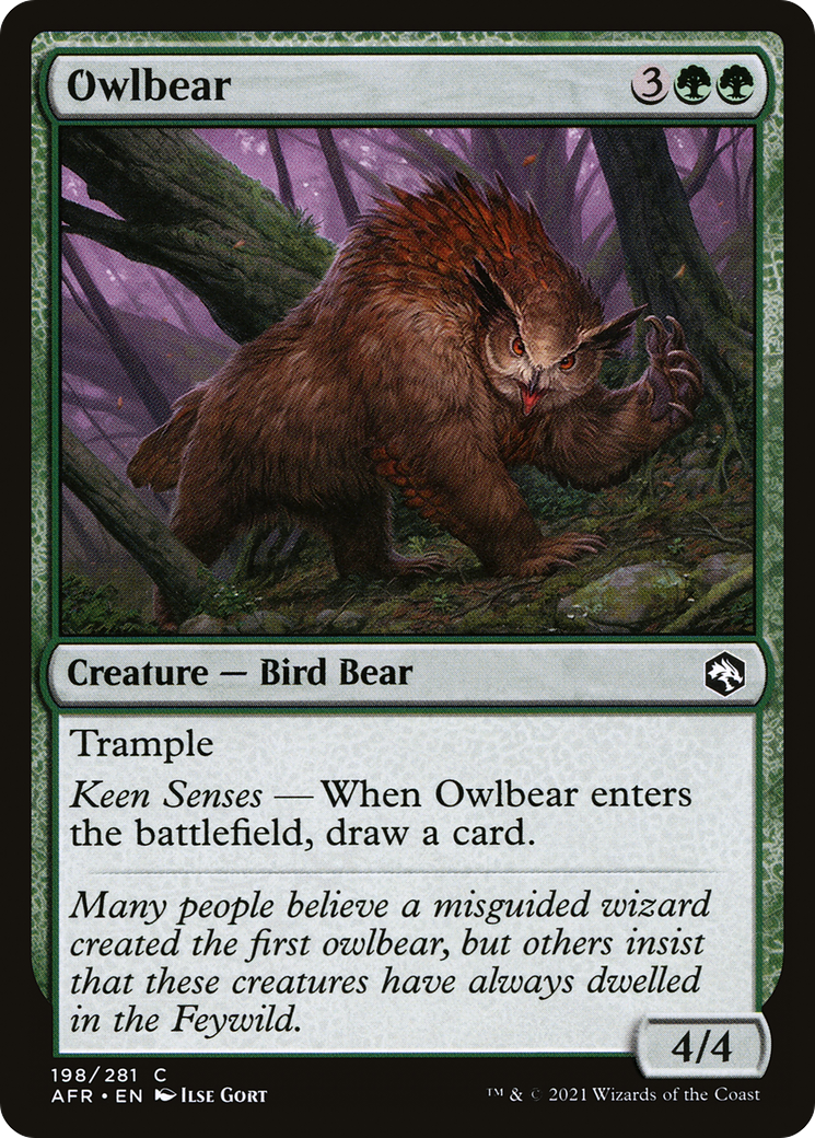 Owlbear (AFR-198) [Adventures in the Forgotten Realms] Foil