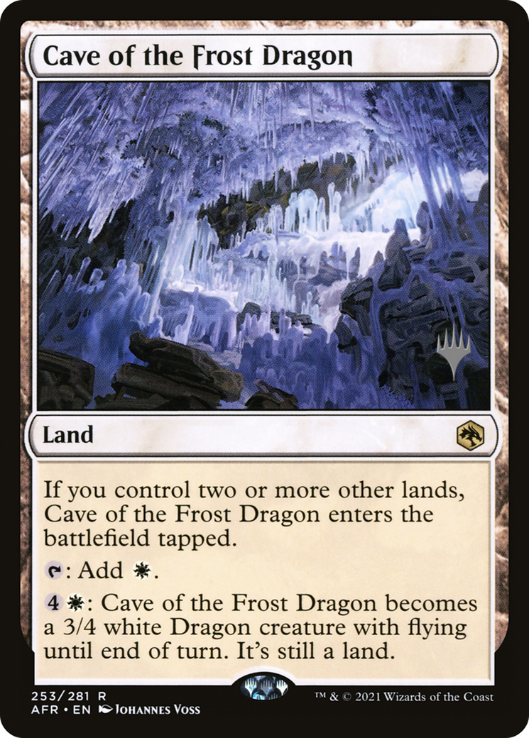 Cave of the Frost Dragon (PPAFR-253P) [Promo Pack: Adventures in the Forgotten Realms Promos]