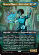 Zimone, Mystery Unraveler (DSC-008) [Duskmourn: House of Horror Commander] (Borderless) Foil