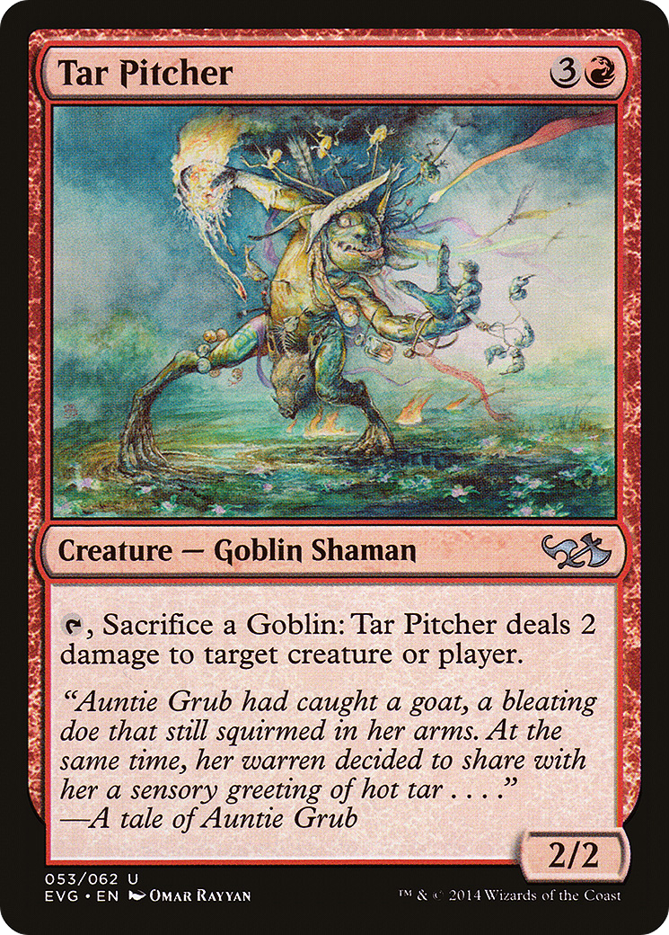 Tar Pitcher (DD3-053) [Duel Decks Anthology: Elves vs. Goblins]