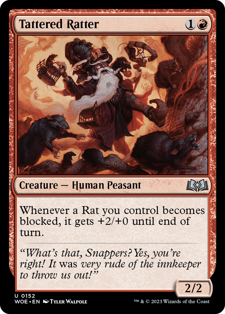 Tattered Ratter (WOE-152) [Wilds of Eldraine]