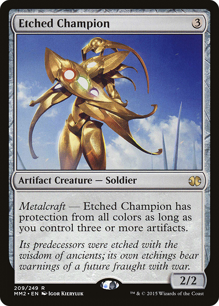 Etched Champion (MM2-209) [Modern Masters 2015]
