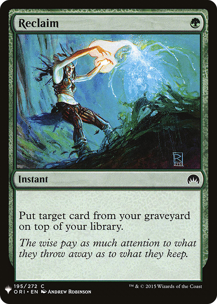 Reclaim (LIST-ORI-195) [The List]