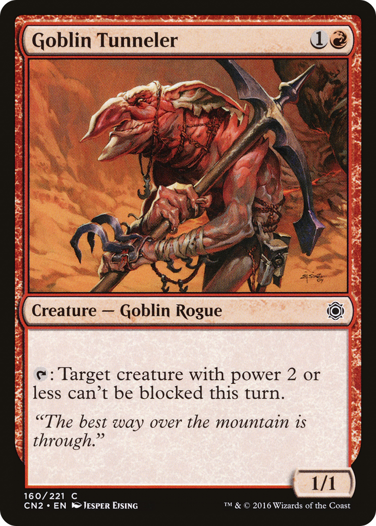 Goblin Tunneler (CN2-160) [Conspiracy: Take the Crown] Foil