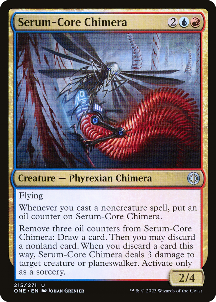 Serum-Core Chimera (ONE-215) [Phyrexia: All Will Be One] Foil