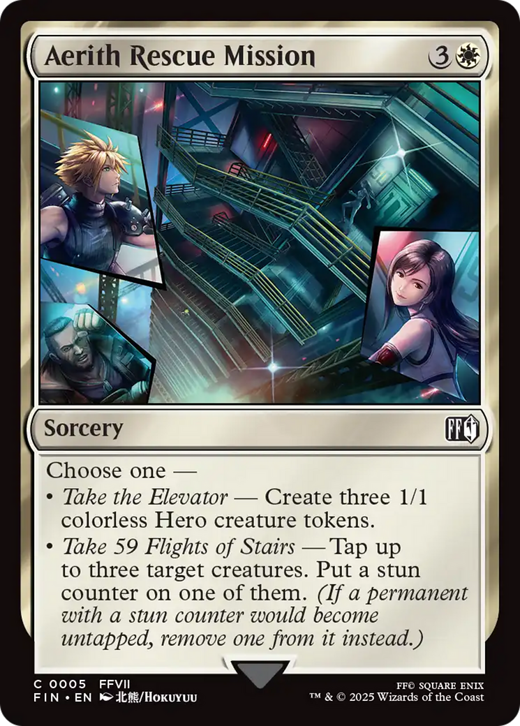 Aerith Rescue Mission (FIN-005) [FINAL FANTASY] Foil