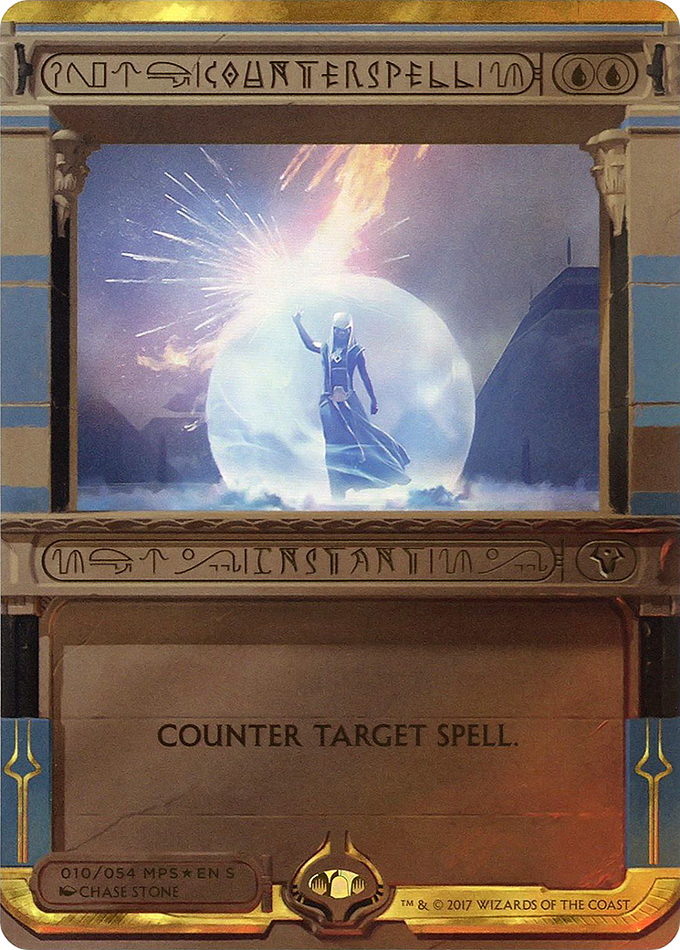Counterspell (MPS2-010) [Amonkhet Invocations] (Borderless) Foil