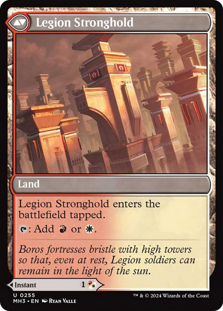Legion Leadership // Legion Stronghold (MH3-255) [Modern Horizons 3] Foil