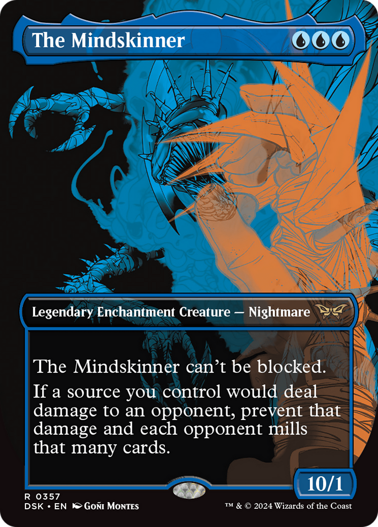 The Mindskinner (DSK-357) [Duskmourn: House of Horror] (Borderless) Foil