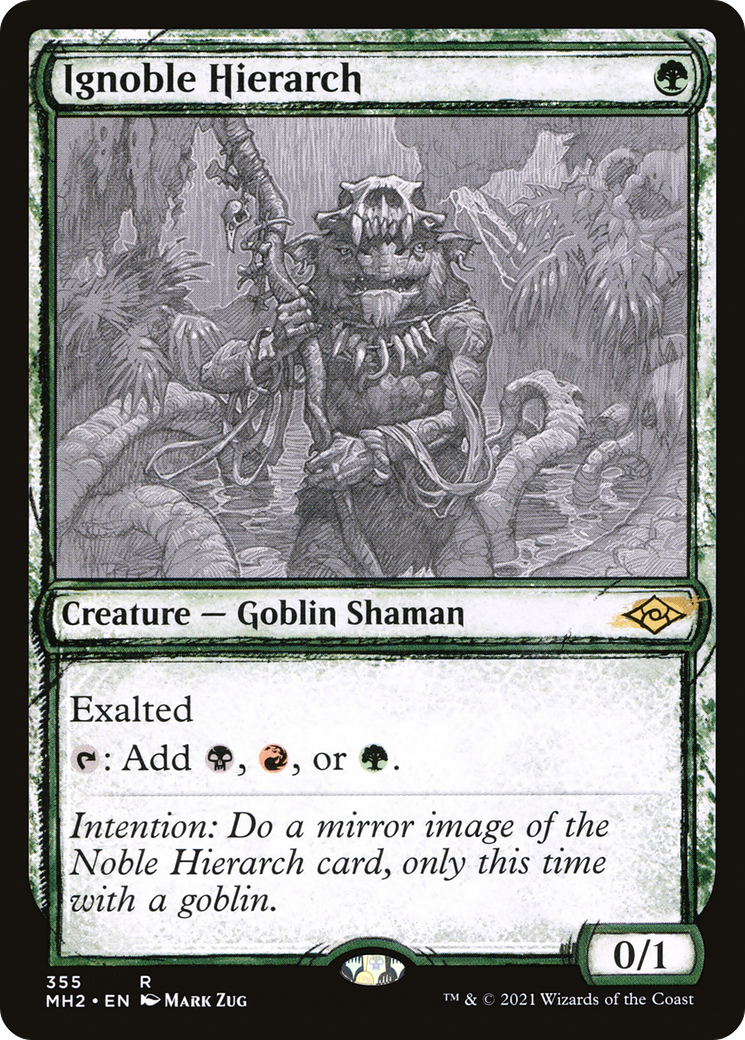 Ignoble Hierarch (Showcase) (MH2-355) [Modern Horizons 2]