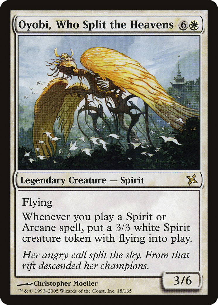 Oyobi, Who Split the Heavens (BOK-018) [Betrayers of Kamigawa] Foil