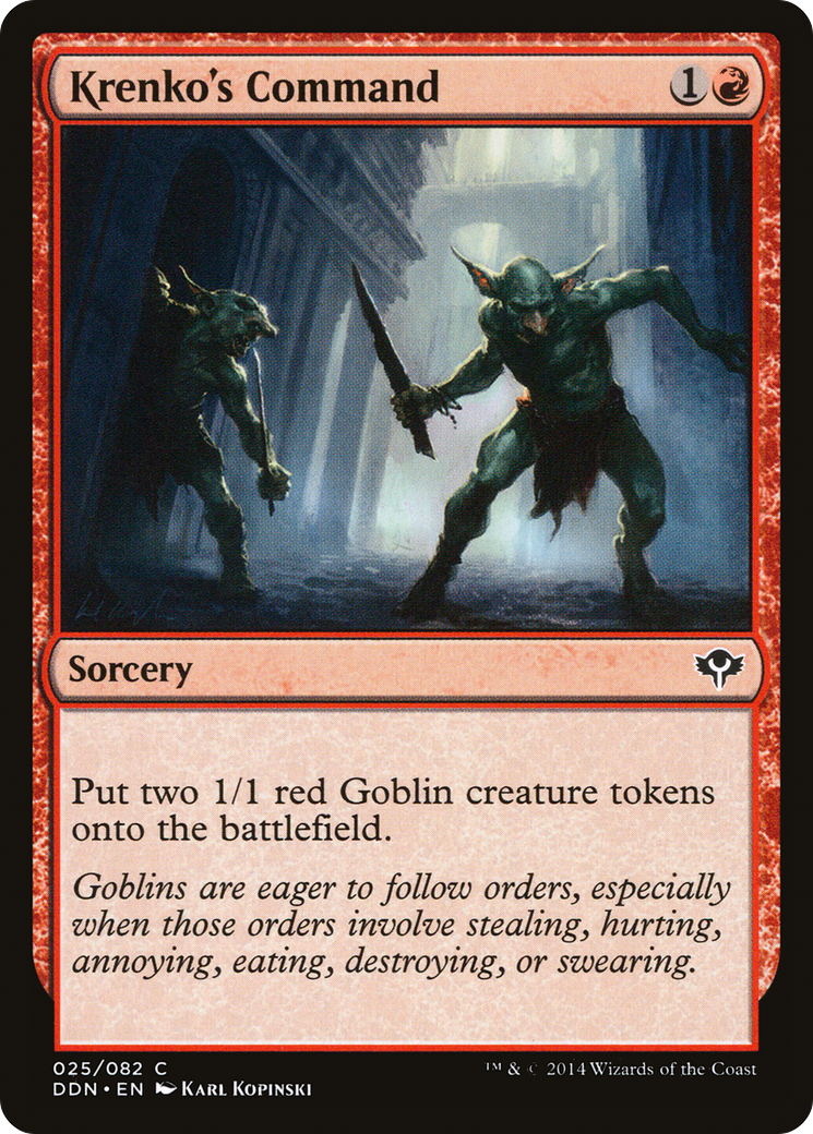 Krenko's Command (DDN-025) [Duel Decks: Speed vs. Cunning]