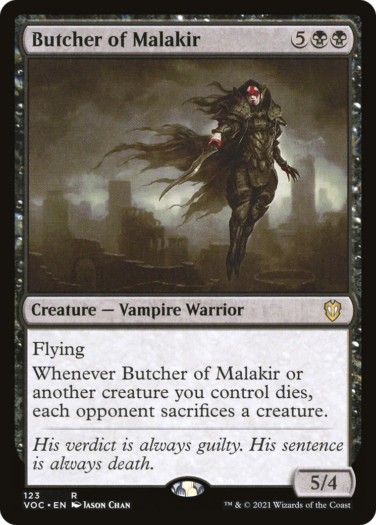 Butcher of Malakir (VOC-123) [Crimson Vow Commander]