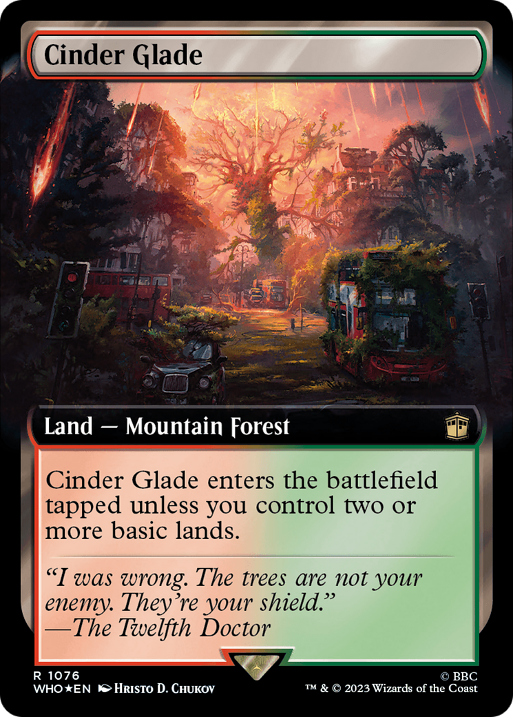 Cinder Glade (WHO-1076) [Doctor Who]: (Extended Art) Foil