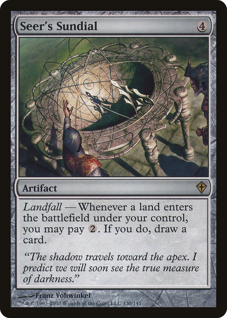 Seer's Sundial (WWK-130) [Worldwake] Foil