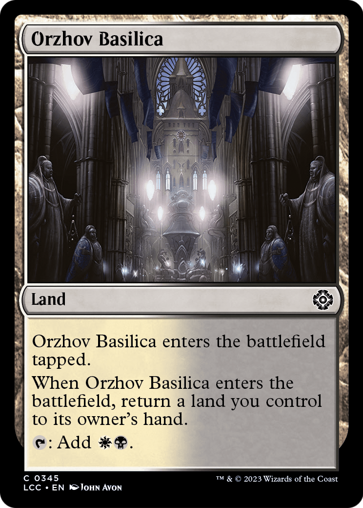 Orzhov Basilica (LCC-345) [The Lost Caverns of Ixalan Commander]