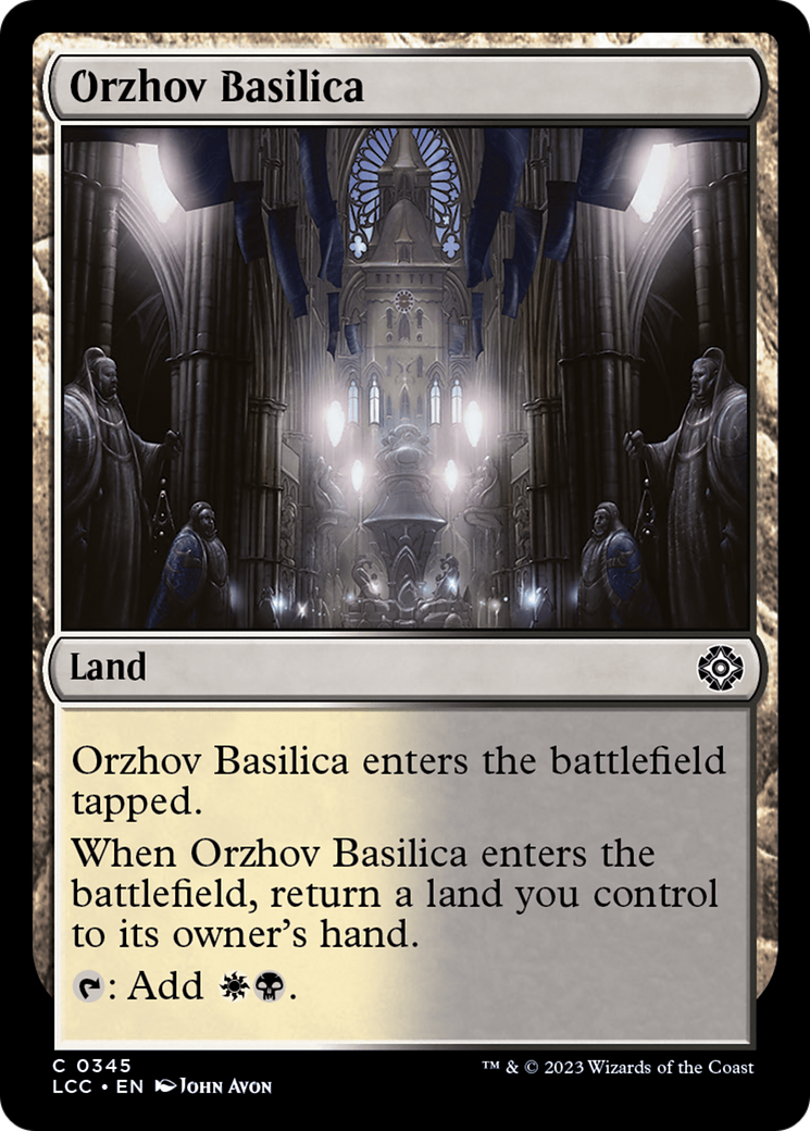 Orzhov Basilica (LCC-345) [The Lost Caverns of Ixalan Commander]