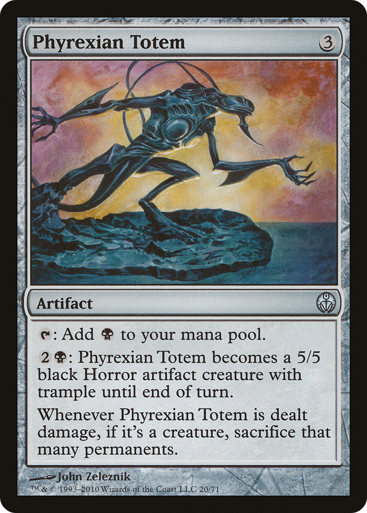 Phyrexian Totem (DDE-020) [Duel Decks: Phyrexia vs. the Coalition]