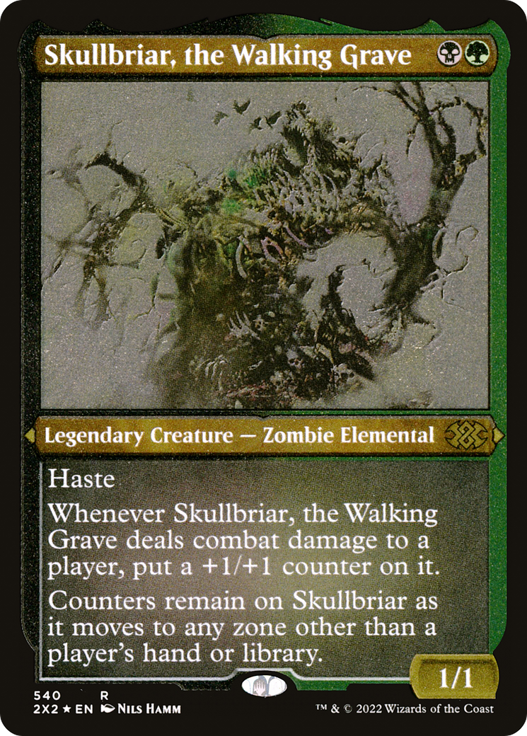 Skullbriar, the Walking Grave (Foil Etched) (2X2-540) [Double Masters 2022] Foil