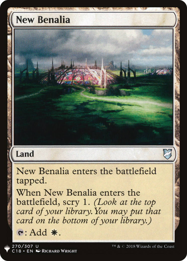 New Benalia (LIST-C18-270) [The List]