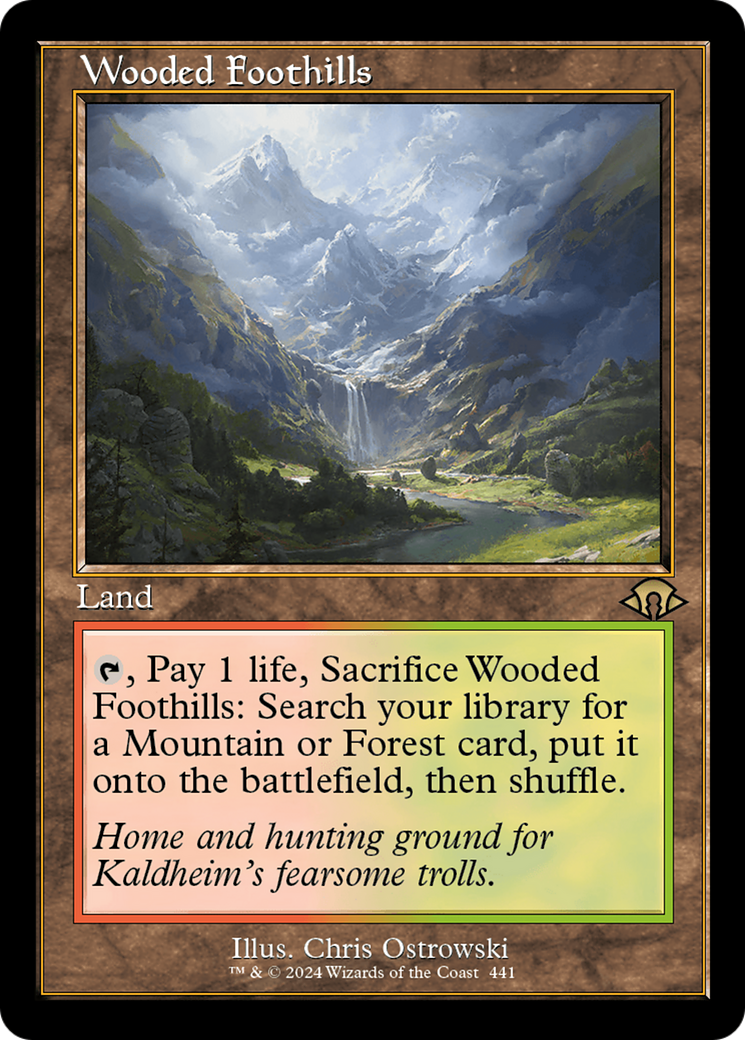 Wooded Foothills (MH3-441) [Modern Horizons 3] Foil