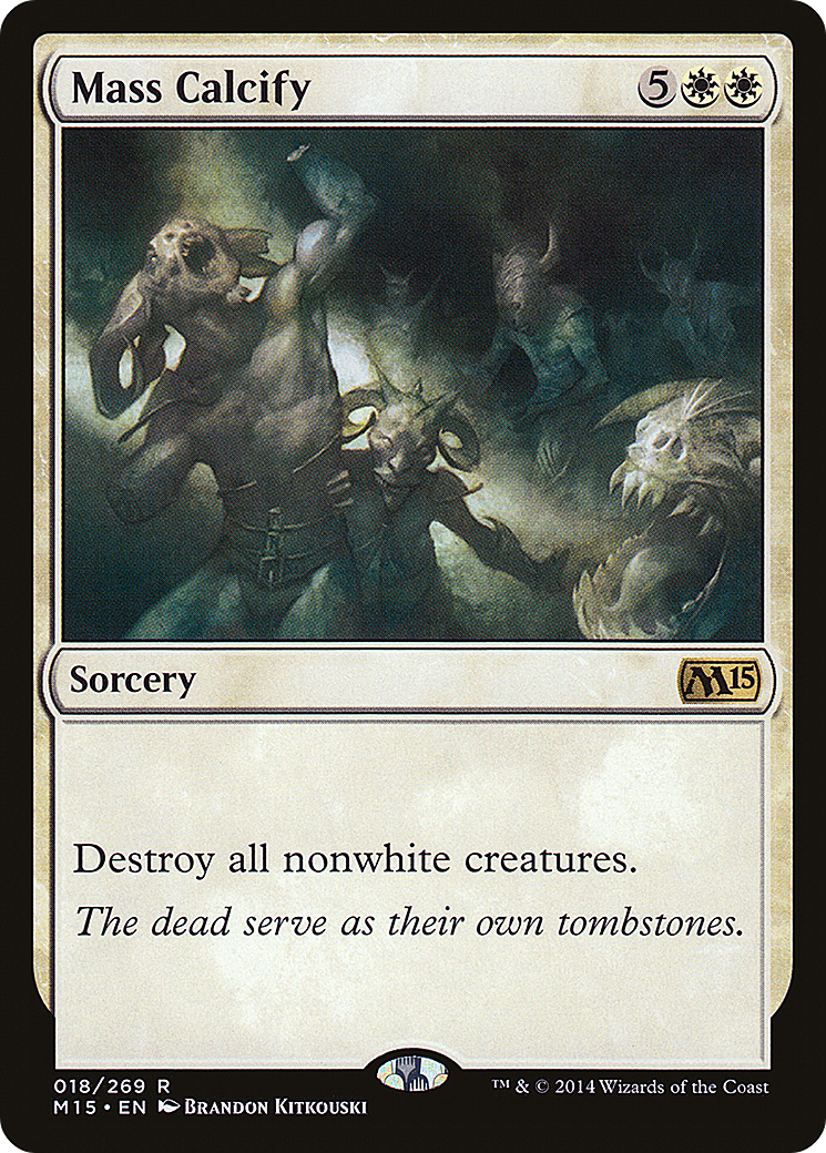 Mass Calcify (M15-018) [Magic 2015] Foil