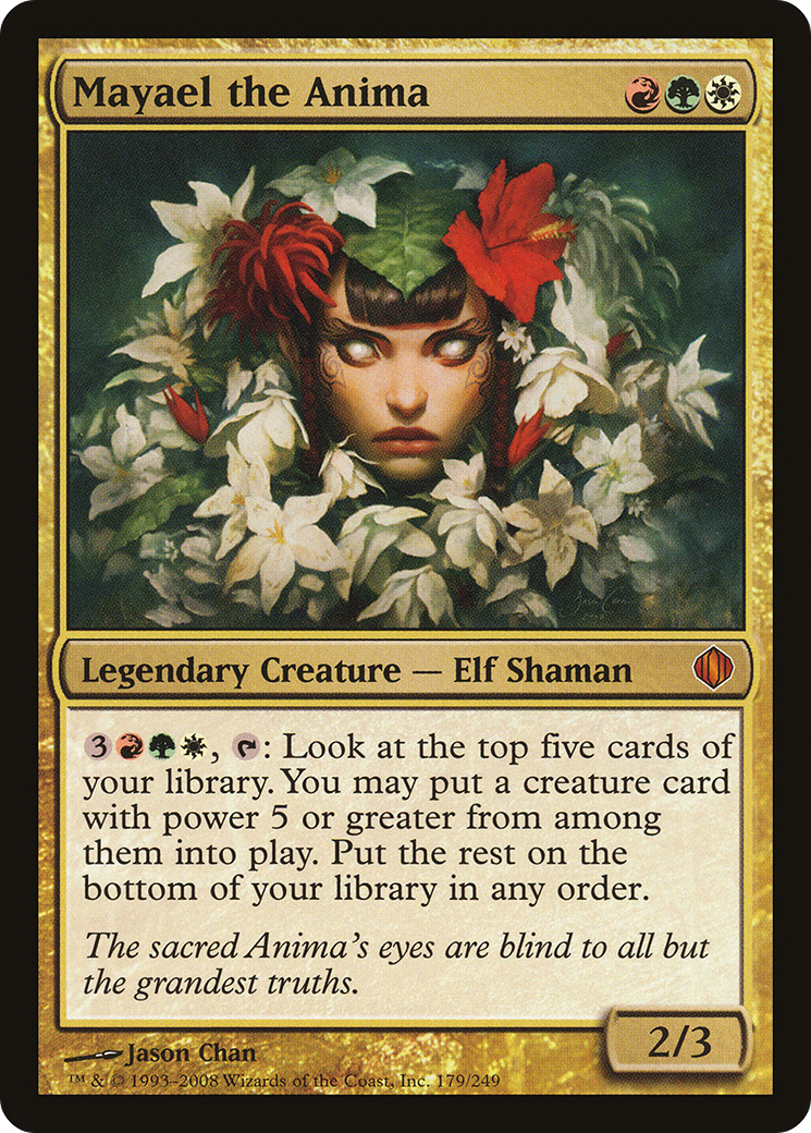 Mayael the Anima (ALA-179) [Shards of Alara] Foil