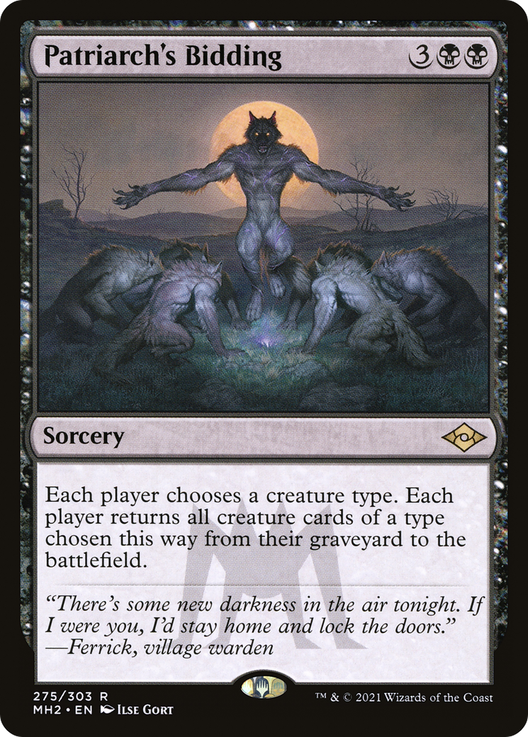 Patriarch's Bidding (MH2-275) [Modern Horizons 2] Foil