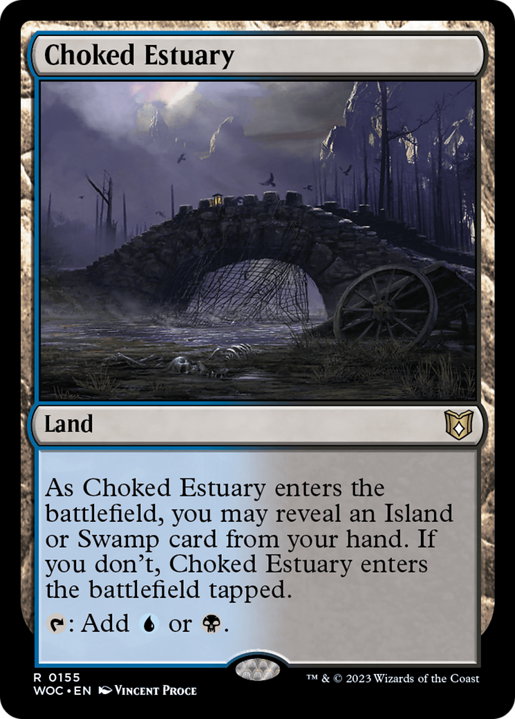 Choked Estuary (WOC-155) [Wilds of Eldraine Commander]