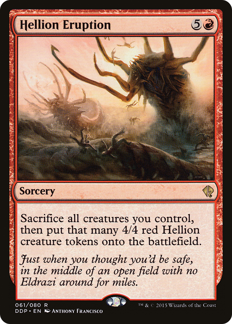 Hellion Eruption (DDP-061) [Duel Decks: Zendikar vs. Eldrazi]