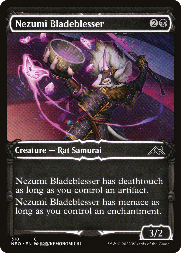 Nezumi Bladeblesser (Showcase) (NEO-318) [Kamigawa: Neon Dynasty]