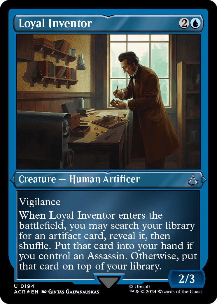 Loyal Inventor (Foil Etched) (ACR-194) [Assassin's Creed] Foil