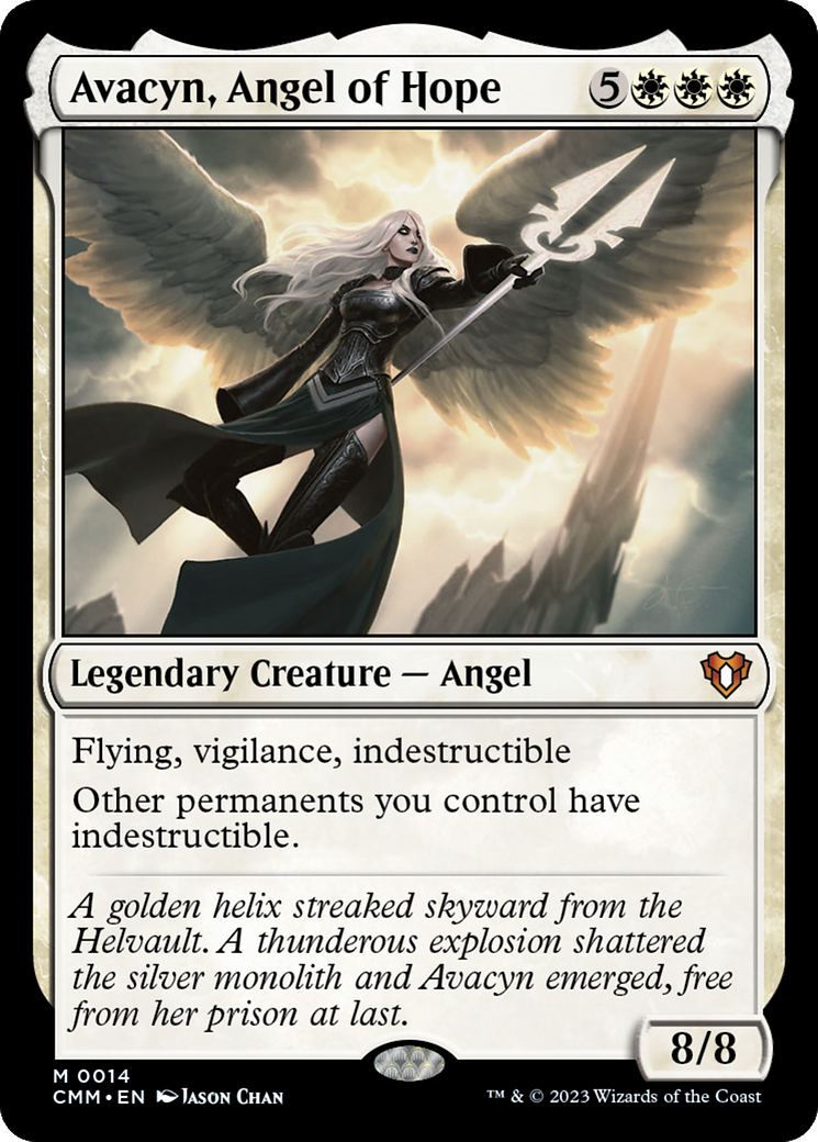 Avacyn, Angel of Hope (CMM-014) [Commander Masters] Foil