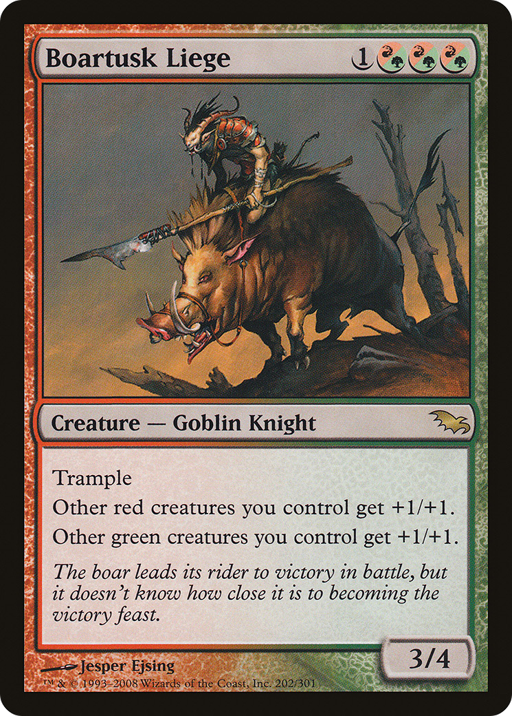 Boartusk Liege (SHM-202) [Shadowmoor]