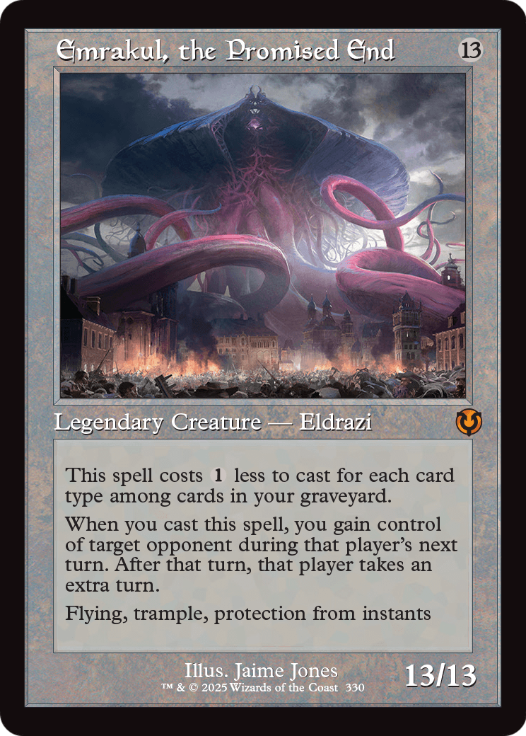 Emrakul, the Promised End (Retro Frame) (INR-330) [Innistrad Remastered] Foil