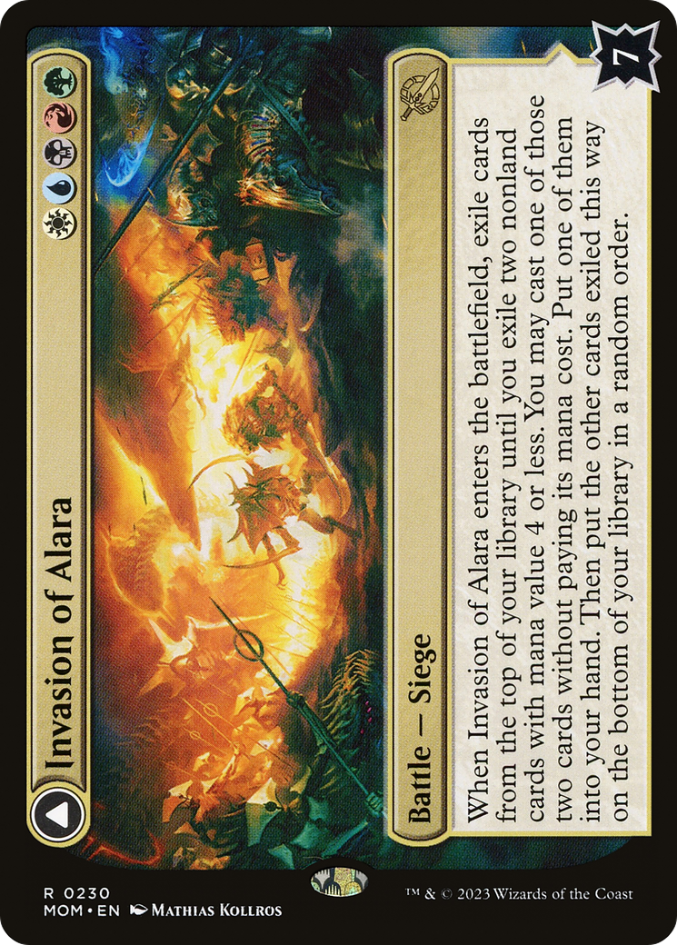 Invasion of Alara // Awaken the Maelstrom (MOM-230) [March of the Machine] Foil
