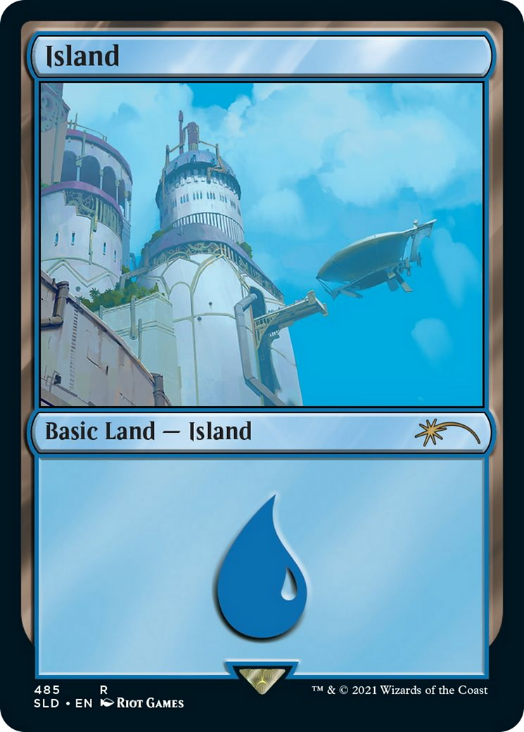Island (SLD-485) [Secret Lair Drop] Foil