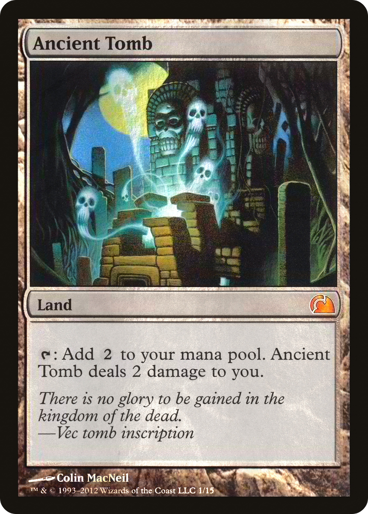 Ancient Tomb (V12-001) [From the Vault: Realms] Foil