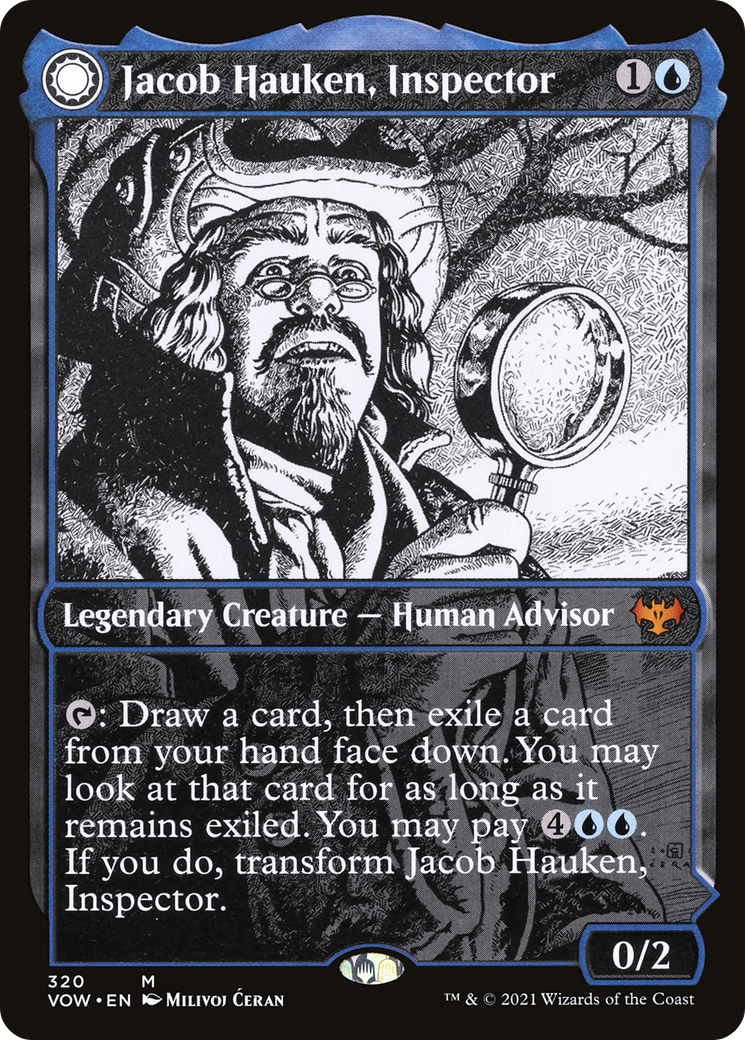 Jacob Hauken, Inspector (Showcase) (VOW-320) [Innistrad: Crimson Vow]