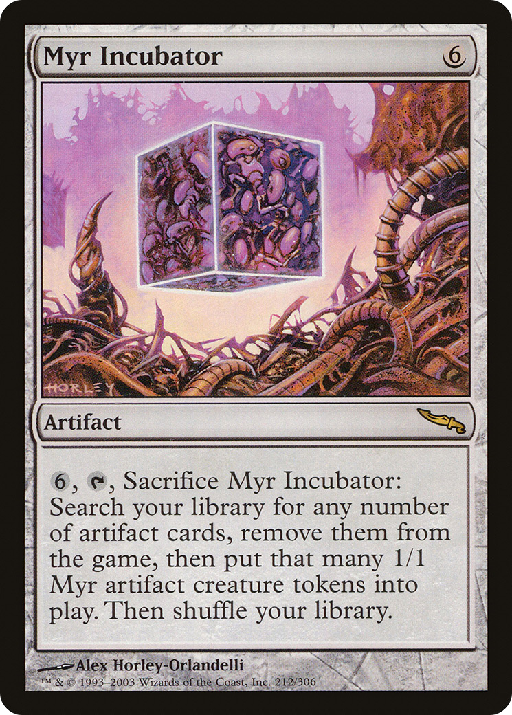 Myr Incubator (MRD-212) [Mirrodin] Foil