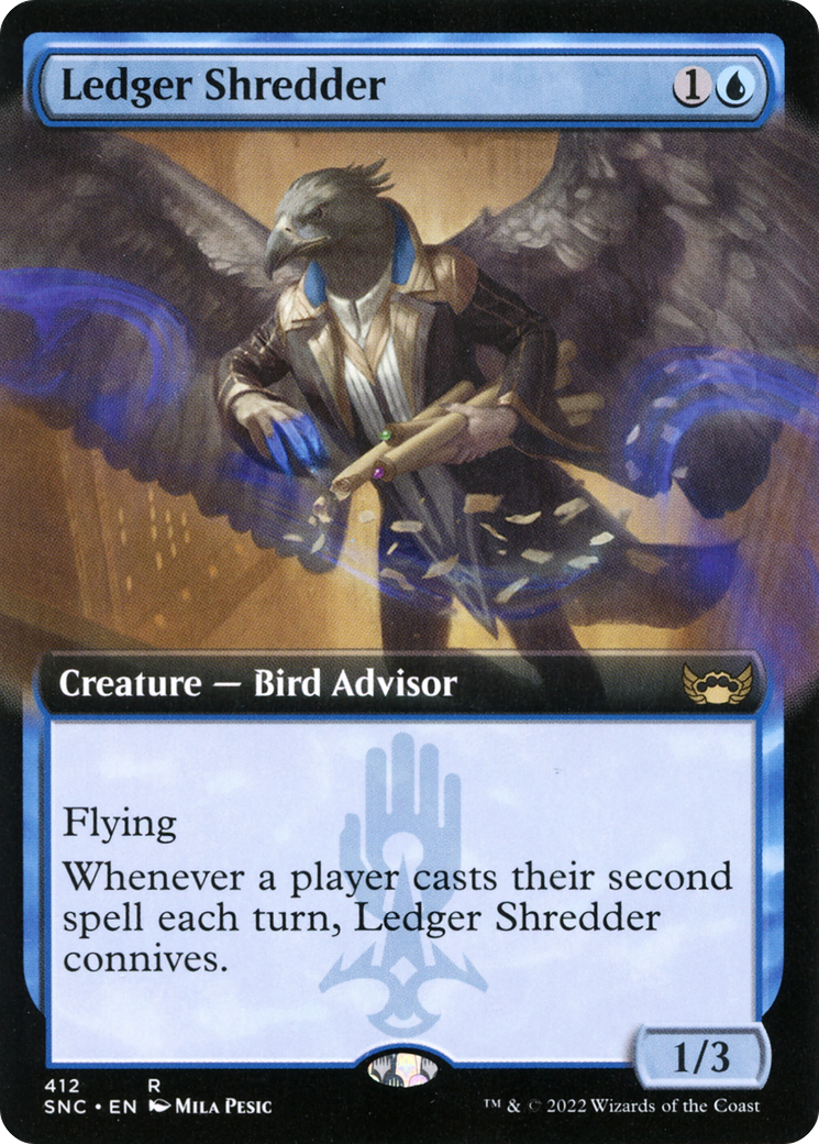 Ledger Shredder (Extended Art) (SNC-412) [Streets of New Capenna]