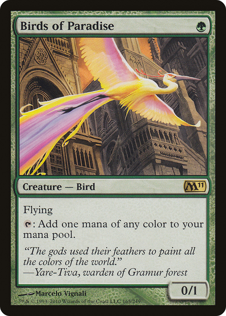 Birds of Paradise (M11-165) [Magic 2011]