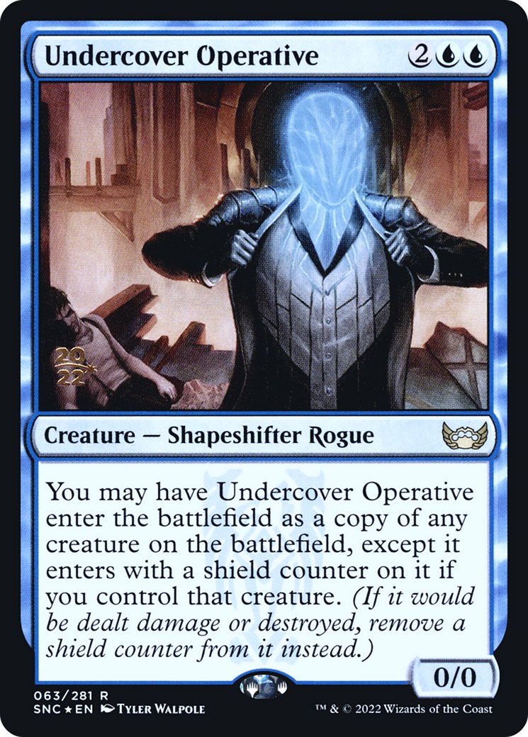 Undercover Operative (PRE-063) [Streets of New Capenna Promos] Foil