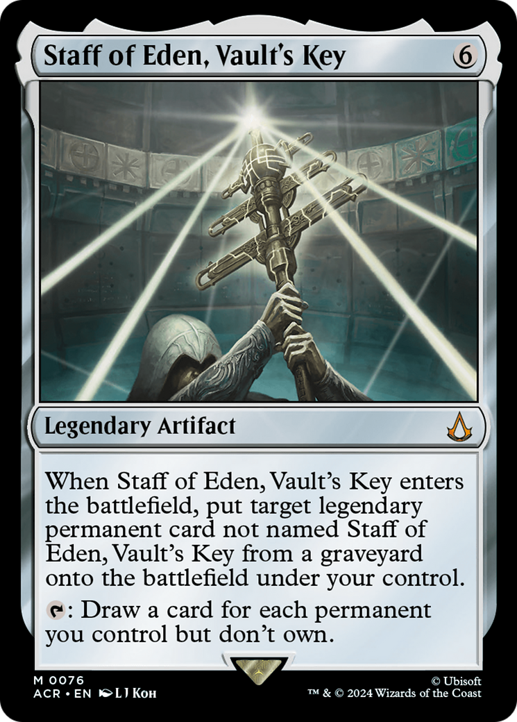 Staff of Eden, Vault's Key (ACR-076) [Assassin's Creed] Foil