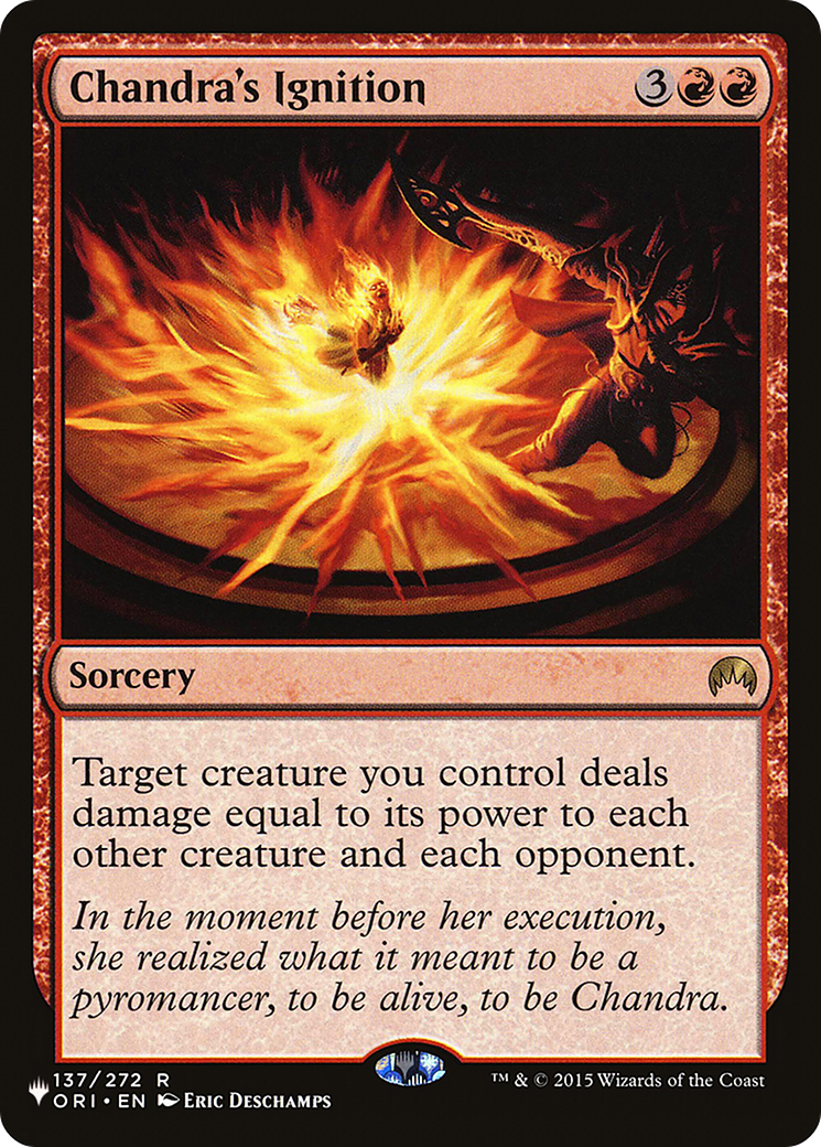 Chandra's Ignition (LIST-ORI-137) [The List]