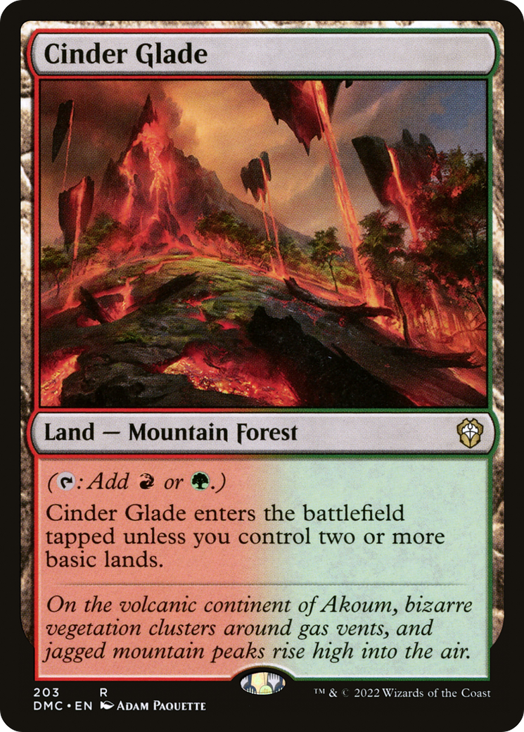 Cinder Glade (DMC-203) [Dominaria United Commander]